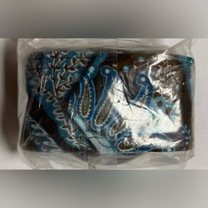 Vera Bradley Java Blue fabric belt NWT